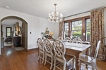 Formal dining room with wonderful natural light