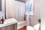 1st flr Bath with tiled showerbathtub