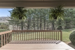 Expansive deck off of living room
