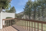 Enjoy a slice of mountain views from deck