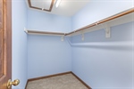 Large walk-in closet in primary bedroom