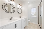 Gorgeous ensuite with double vanity.