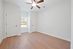 Double closets.