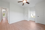Double closets for additional storage.
