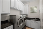 Utility and style in laundry room