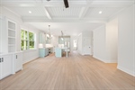 The great room is open to the kitchen.