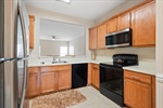 Spacious kitchen.