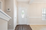 Enter in and notice the tall ceilings.