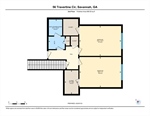 Upper level floorplan.