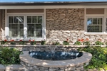 Fountain at front courtyard