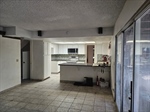 Looking at Kitchen from Family Feature Wall