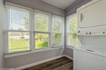 Laundry room with in unit washer and dryer