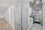 Garden unit laundry and mechanicals
