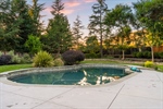 Beautiful pebble tech pool