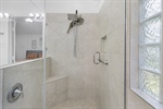 Luxurious oversized walk-in shower!