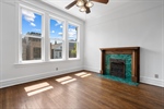Decorative vintage fireplace