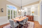 Gorgeous judges paneling and trim work.