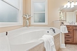 Relaxing soaking tub.