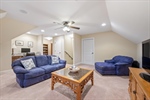 Upstairs bonus room.