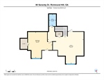 Upper level floor plan.