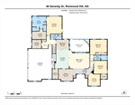 Main level floor plan.