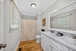 New cabinetry and toilet in all the bathrooms.