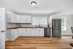 Stainless steel appliances.