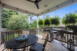 Covered dining area