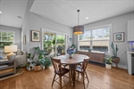 Dining area with access to back porch