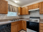 Dual Sink And Warm Wood Cabinets