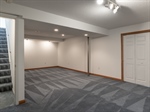 338 Square Foot Finished Lower Level Rec Room