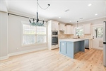 Light and bright dining room.