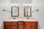 Extraordinary double vanity.