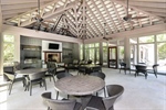 Indoor and outdoor community area.