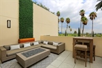 447 N. Doheny Drive #102  Sun Terrace  Lounge Area 2 - La Terrasse Beverly Hills Condo For Sale