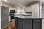 Kitchen with great cabinetry and counter space.