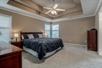 The primary suite is true retreat.