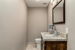 Half bath on the lower level.