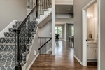 Step inside the two story foyer.