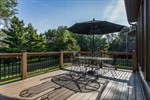 Outside enjoy the composite deck.