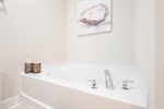 Relaxing soaking tub.