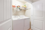 The laundry is also on the upper level.