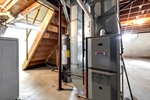 Basement has furnace with central air
