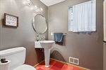 Main floor half bathroom