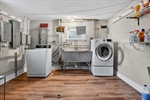 Free laundry in basement 