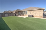 Back Yard with Turf 