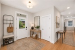 Virtually staged entryway.