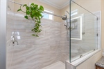 Master Bathrooms large custom walk in shower