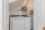 Laundry includes washer and dryer