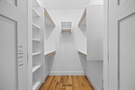 Primary closet with built-ins
